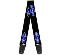Buckle-Down GS-WCH001 Guitar Strap -"Chevy Bowtie Logo Repeat Black/Blue"