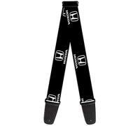 Buckle-Down GS-WHO005 Guitar Strap - "Honda Logo Black/White"