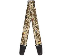 Buckle-Down GS-WLTWC003 Guitar Strap - Wile E. Coyote Expressions Stacked - 2" Wide - 29-54" Length