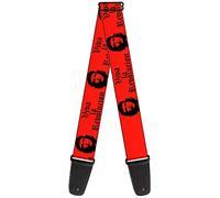 Buckle-Down Guitar Strap - Che Red/Black - 2" Wide - 29-54" Length