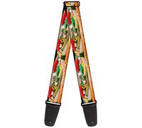 Buckle-Down Guitar Strap - Chicago Style Hot Dog Vivid - 2" Wide - 29-54" Length