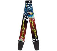 Buckle-Down Guitar Strap - Dancing Bears Black/Multi Color - 2" Wide - 29-54" Length