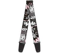 Buckle-Down Guitar Strap - Dancing Bears Black/Multi Color - 2" Wide - 29-54" Length