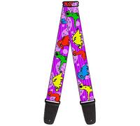 Buckle-Down Guitar Strap Dinosaur Cartoon 2 Inches Wide (GS-W30448)