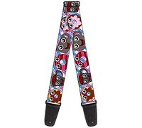 Buckle-Down Guitar Strap Donuts Coffee Cartoon 2 Inches Wide