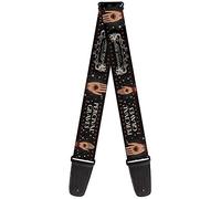 Buckle-Down Guitar Strap - FANTASTIC BEASTS PERCIVAL GRAVES/Eye in Hand Icon Charcoal/Red/White (GS-WFB007)