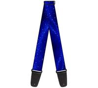 Buckle-Down Guitar Strap Galaxy Arch Blues White 2 Inches Wide