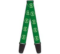 Buckle-Down Guitar Strap Green Lantern Logo Weathered Greens 2 Inches Wide (GS-WGL009)