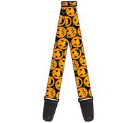 Buckle-Down Guitar Strap Jack O Lantern Collage Black 2 Inches Wide (GS-W31010)