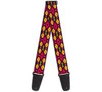Buckle-Down Guitar Strap Mini Navajo Purple Yellow Pink Green 2 Inches Wide