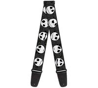 Buckle-Down Guitar Strap - Nightmare Before Christmas Jack Expressions Gray - 2" Wide - 29-54" Length