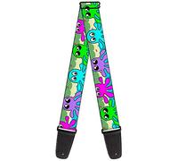 Buckle-Down Guitar Strap Octopus Cartoon 2 Inches Wide