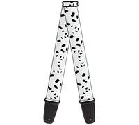 Buckle-Down Guitar Strap Panda Bear Spots 2 Inches Wide