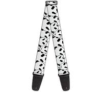 Buckle-Down Guitar Strap Panda Bear Stacked 2 Inches Wide