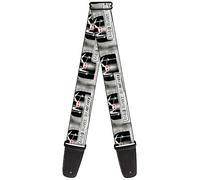 Buckle-Down Guitar Strap Rabid Bunny 2 Inches Wide