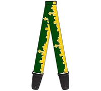 Buckle-Down Guitar Strap - Seattle Skyline Green/Yellow - 2" Wide - 29-54" Length