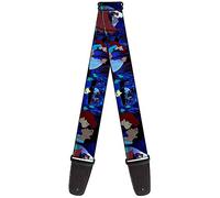 Buckle-Down Guitar Strap The Little Mermaid Ariel Eric Boat Scenes 2 Inches Wide (GS-WDY005)