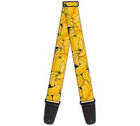Buckle-Down Guitar Strap Vivid Banana Bunches Stacked 2 Inches Wide