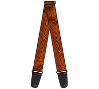 Buckle-Down Guitar Strap - Wood Grain Cherry Wood - 2" Wide - 29-54" Length