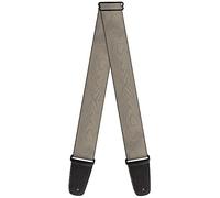 Buckle-Down Guitar Strap Wood Grain White Oak 2 Inches Wide