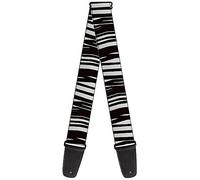 Buckle-Down Guitar Strap - Zebra - 2" Wide - 29-54" Length