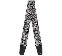 Buckle-Down Guitar Strap Zombie Skulls Sketch 2 Inches Wide