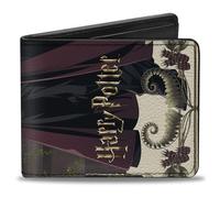 Buckle-Down Harry Potter Bifold Ron Weasley Spell Book Stylized Anime Cast Pose Vegan Leather Wallet