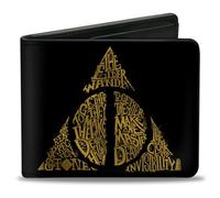 Buckle-Down Men's Bifold Wallet Harry Potter Bi-Fold, Multicoloured, One Size
