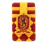 Buckle-Down Harry Potter Wallet, Character Wallet ID Card Holder, Harry Potter Gryffindor Crest Red/Yellow, Vegan Leather