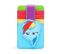 Buckle-Down Hasbro Wallet, Character Wallet ID Card Holder, My Little Pony Rainbow Dash Face Multi Color, Vegan Leather