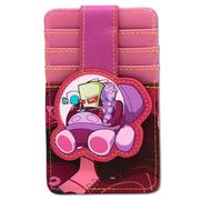 Buckle-Down Invader Zim Wallet, Character Wallet ID Card Holder, Invader Zim and GIR Voot Runner Pose Pinks, Vegan Leather