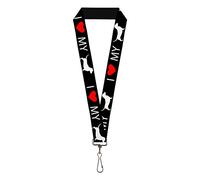 Buckle-Down - Key Chain Lanyard - Dachshund Dog mens Default