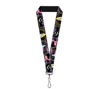 Buckle-Down Lanyard-1.0-Alice & The Cheshire Cat Scenes, Multicolor, One size