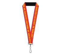 Buckle-Down Lanyard Cars Lightning McQueen Tread Red Orange, Cars