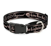 Buckle-Down Martingale Dog Collar - Mohawk Skulls - NO Star