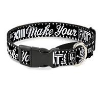 Buckle-Down Martingale Dog Collar - Mohawk Skulls - NO Star