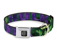 Buckle-Down Marvel Avengers Hulk Icon Seatbelt Belt - Black