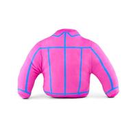 Buckle-Down Mattel Dog Toy, Barbie Jacket Replica Pink Blue, Plush