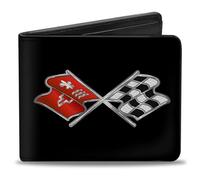 Buckle-Down Men's Bifold Wallet Corvette Bi-Fold, Multicolor 3, 4.0" x 3.5\