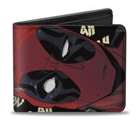 Buckle-Down Men's Bifold Wallet Deadpool, 4.0" x 3.5", Deadpool, 4.0" x 3.5", Buckle-down Bifold Wallet Deadpool