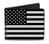 Buckle-Down Men's Bifold Wallet United States Bi-Fold, Multicolor, 4.0" x 3.5"