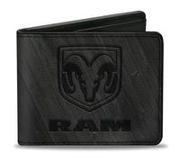Buckle-Down Men's Buckle-down Bifold Ram Bi Fold Wallet, Multicolor, 4.0 x 3.5 UK