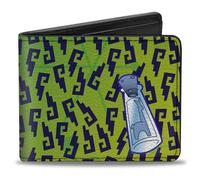 Buckle Down Men's Disney Wallet, Bifold, Llama Potion Bottle Glyphs Greens Blue, Vegan Leather, The Emperor's New Groove Yzma, 4.0" x 3.5", The Emperor's New Groove Yzma, 4.0" x 3.5", Disney Wallet,
