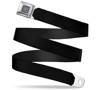 Buckle-Down Men's Gm Seatbelt - Black Belt, Black, 1.5 Wide 24 38 Long UK