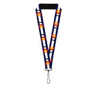 Buckle-Down Men's Lanyard-Colorado Key Chain, Multicolor, Default