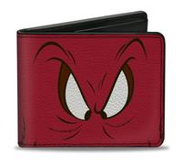 Buckle-Down Men's Bifold Wallet Looney Tunes Gossamer Bi-Fold, Multicolor, 4.0" x 3.5"