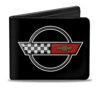 Buckle-Down Men's Bifold Wallet Corvette Bi-Fold, Multicolor 1, 4.0" x 3.5\