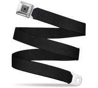 Buckle-Down Men's Seatbelt Belt Black XL, Starburst, 1.5" Wide-Fits Pant Size 32-52