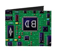 Buckle-Down Men's Standard Canvas Printed Circuit Board 4" x 3.5"