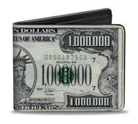 Buckle-Down Men's Bifold Wallet Minions Bi-Fold, Multicolor, 4.0" x 3.5"